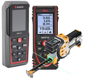 Leica Disto X3, Würth WDM 6‑22 oder Reekon T1 – Geräte für Fenster Aufmaß App