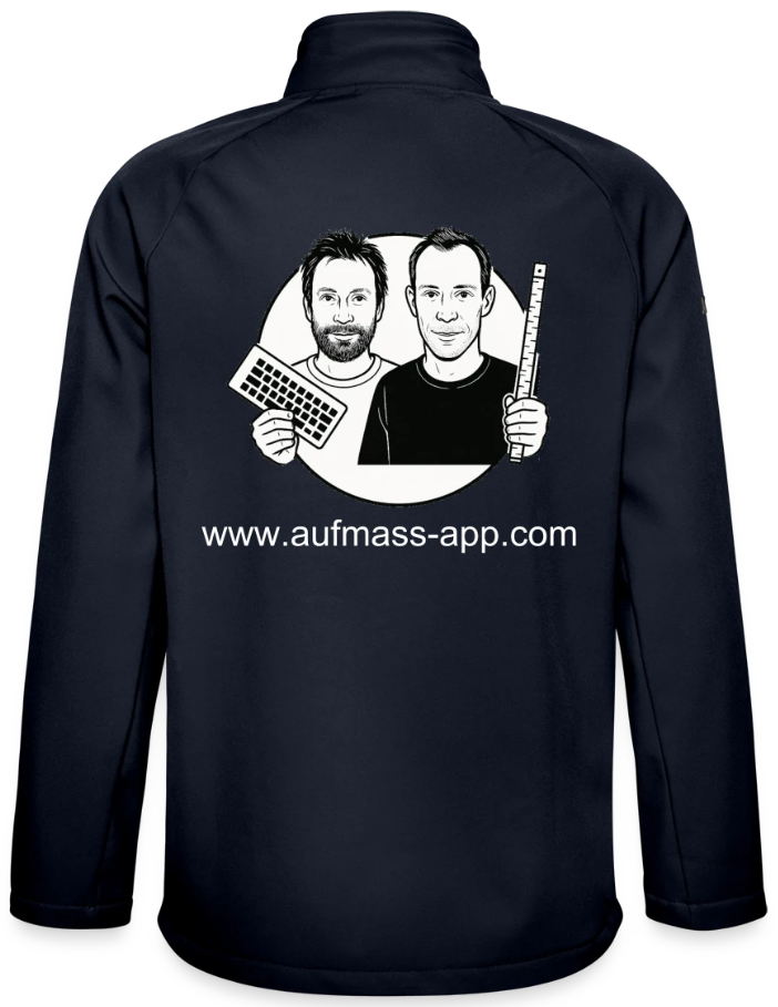 Aufmaß App Jacke – Rückansicht