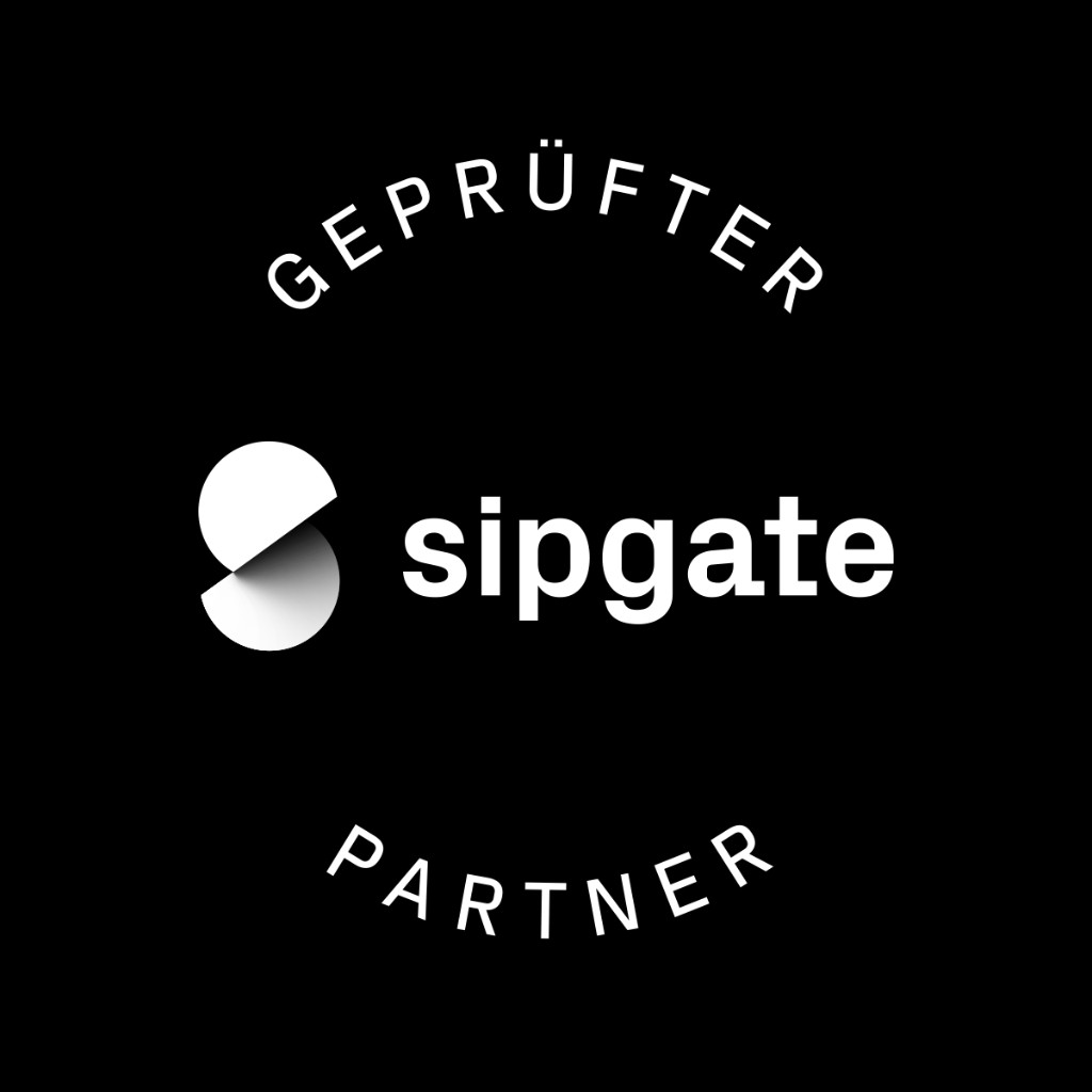 Siegel: Geprüfter sipgate Partner